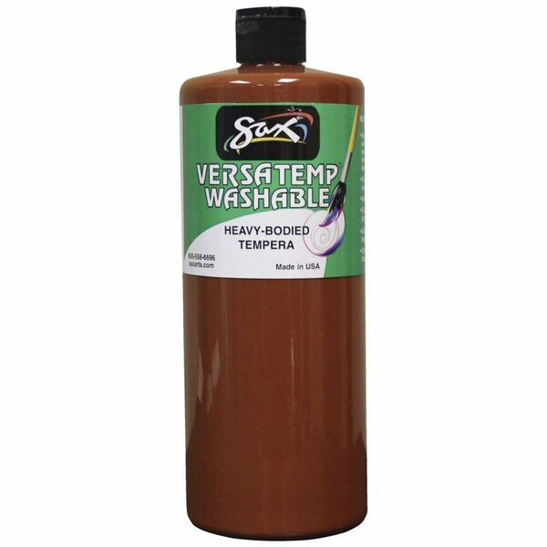 Chroma Acrylics Sax Versatemp Washable Heavy Bodied Tempera Paint, Brown 1592672